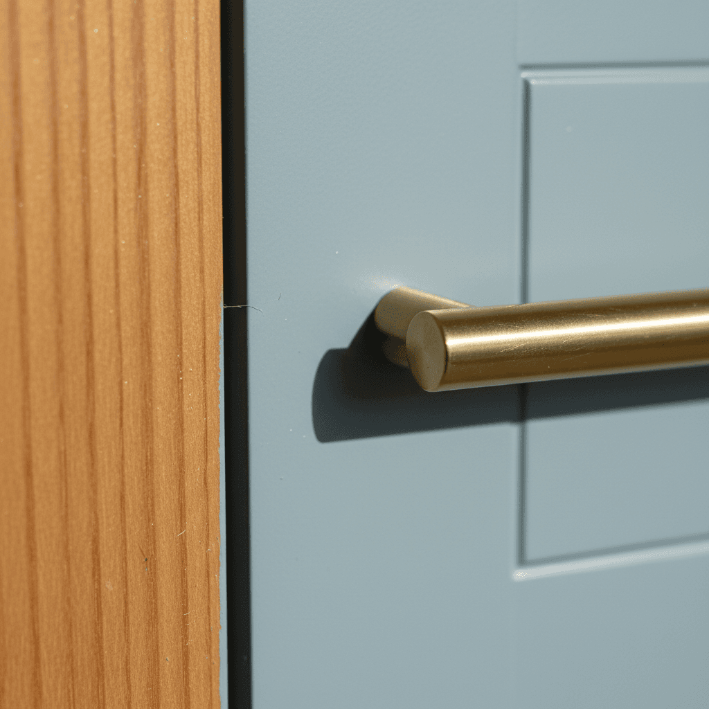 Cabinet painting detail and finish